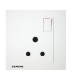 15A 1G SP SWT SOCKET WITH INDICATOR (WHITE) [SIEMENS DELTA RELFA]